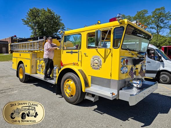 1973 American LaFrance Pioneer Pumper Fire Truck at Pothier Elementary School 2026